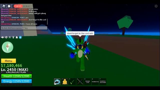 How to get Cyborg Trial in Blox fruits