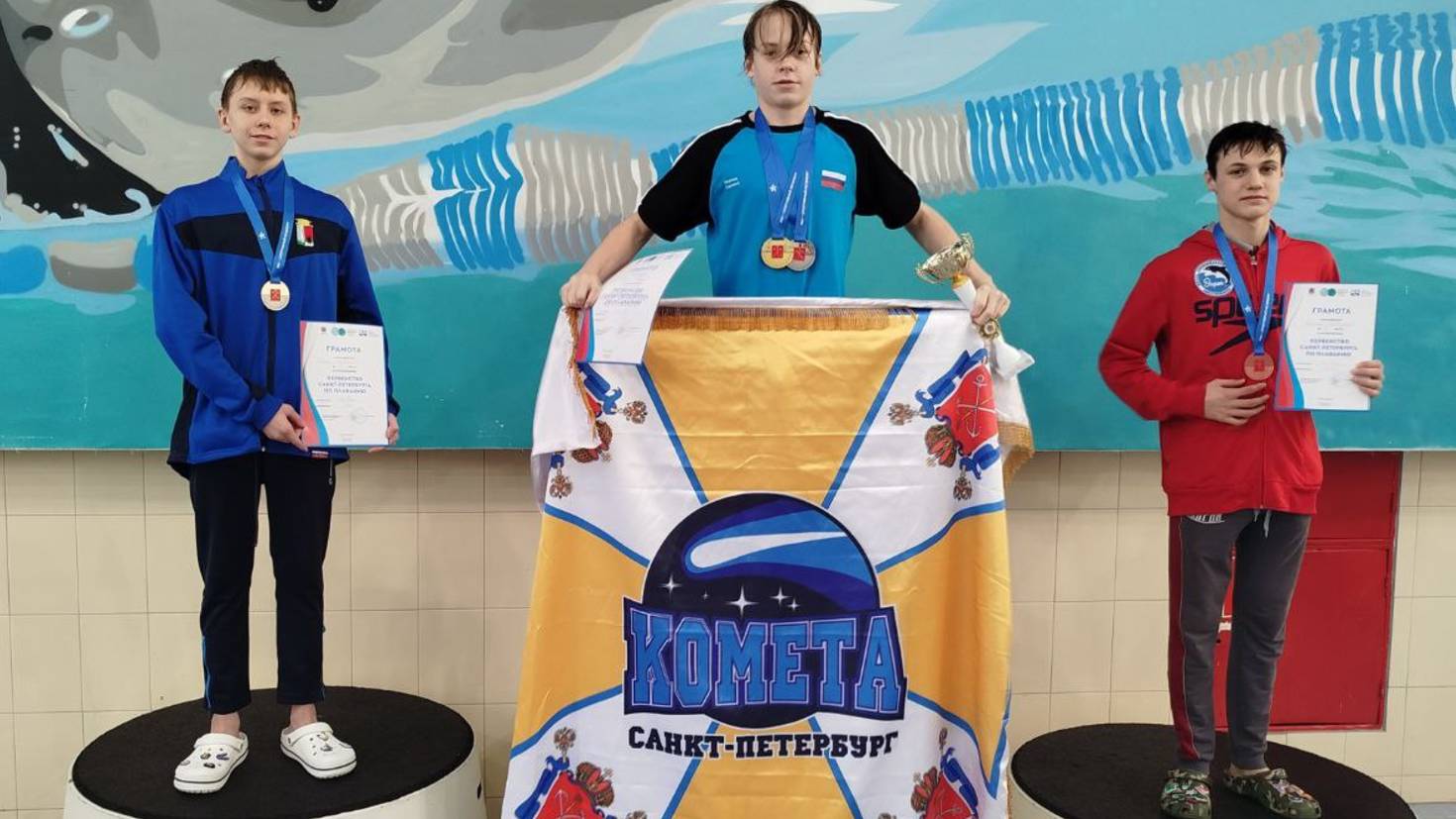 ИВАНОВ Егор 2012 100 в/с (50) 58.30 (5 дорожка) Первенство Санкт-Петербурга