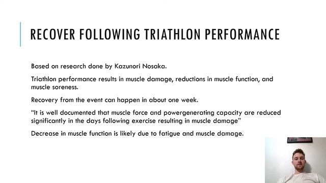 What is the importance of Recovery to Triathlon