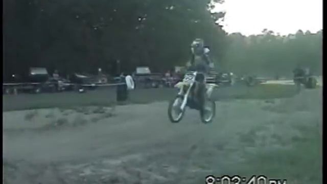 Year 2000 Justin Vogler and Jon Dunn ride at Holler Hill Motocross Track