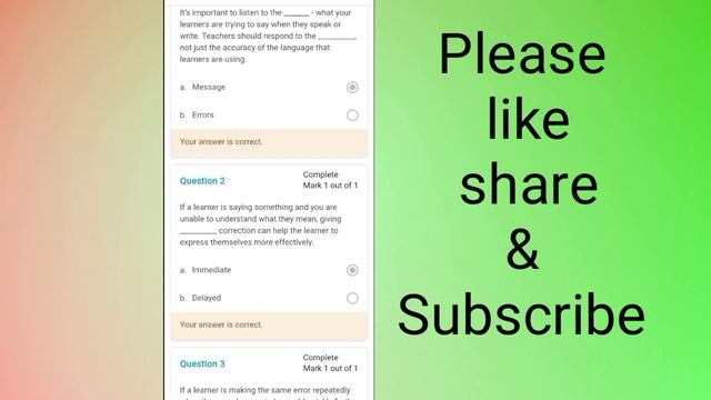 Module 3 unit 6 quiz answers | EaSTE module 3 unit nit 6 complete quiz |