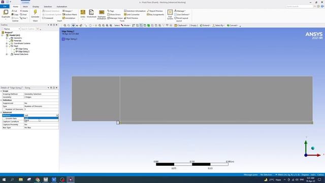 ✅💯✅ Hexa Structured Mesh Project # 5 : 2D Backwards Facing Step | Ansys Fluent