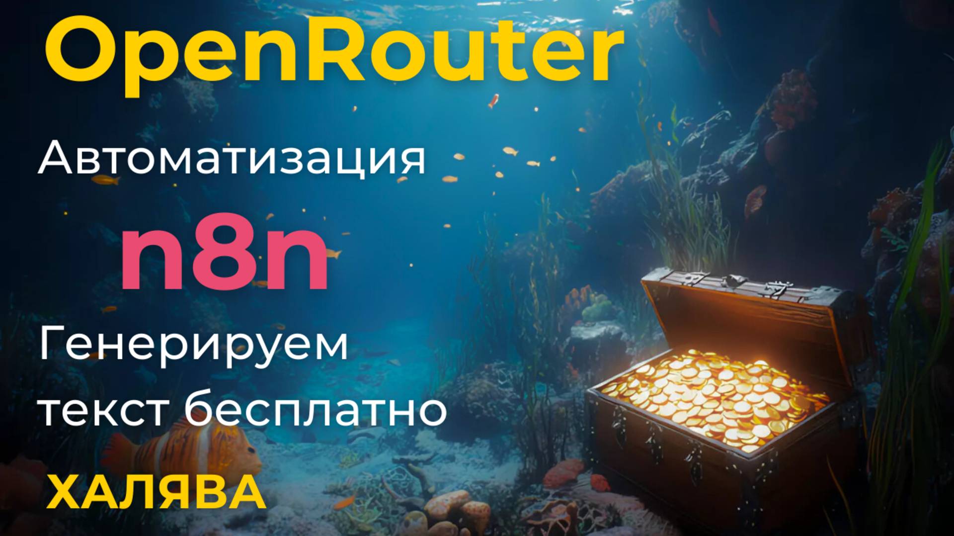 Генерация текста бесплатно / OpenRouter / Автоматизация n8n