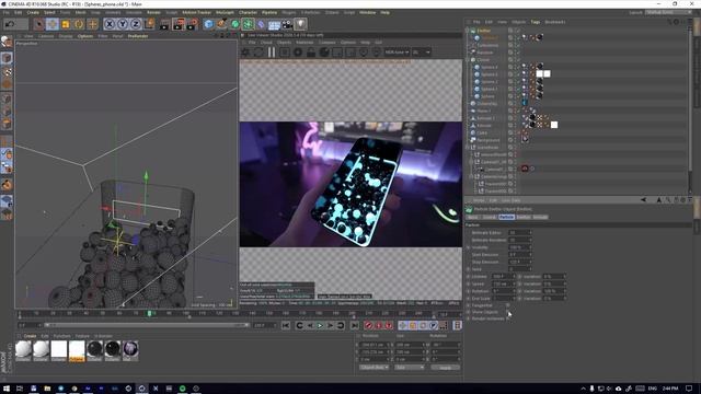 06. Spheres simulation