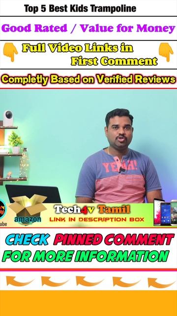 ✅Top 5 Best Adult & Kids Trampoline