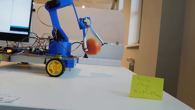 BOSHON ROBOTICS Almaty - тестирование схватывающего механизма робота 5