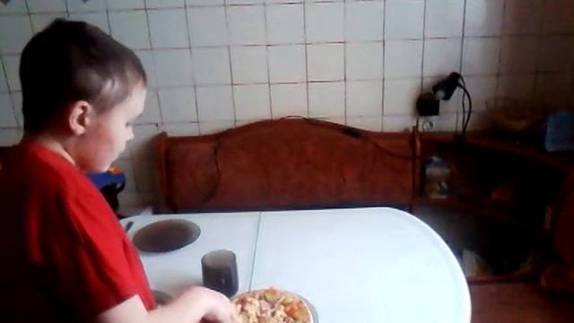 Пицца готова.