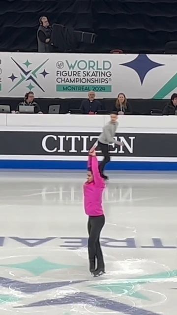 Donovan Carrillo MEX ISU World Champs SP Warm Up - love him #worldfigure #figureskating #shorts
