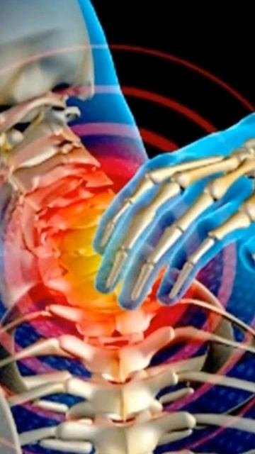 Как убрать отложения солей на шее.