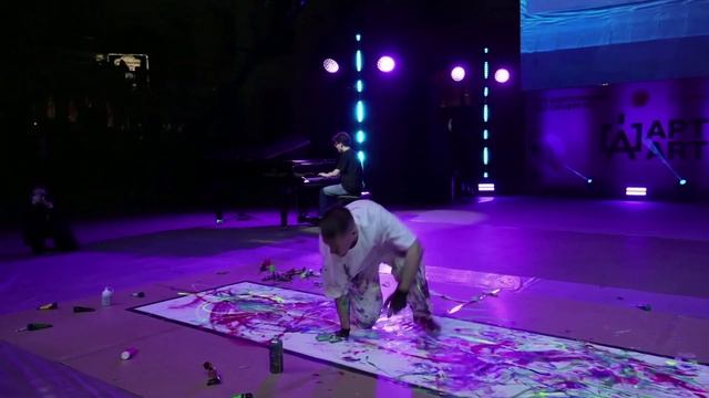 Ярмарка современного искусства ART RUSSIA 2024 || Брейкинг-живопись под РОЯЛЬ || Гостиный двор