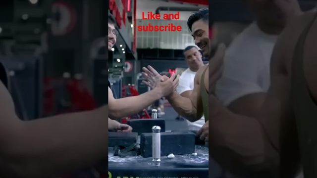 akim boy power vs body builder #shots #viral # trending