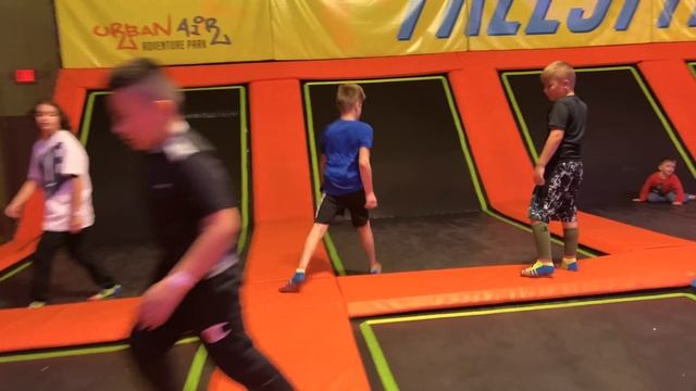 11 Year Old Kid vs Bodybuilder in Amusement Park