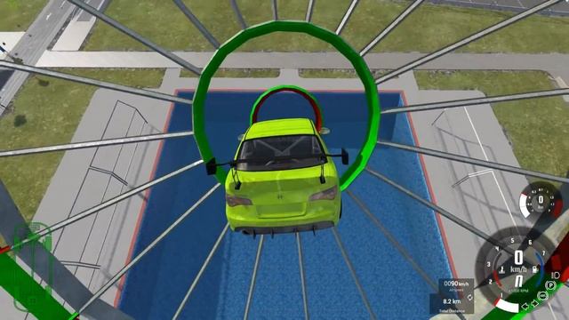 BeamNG - Car Jump Arena - Darts!