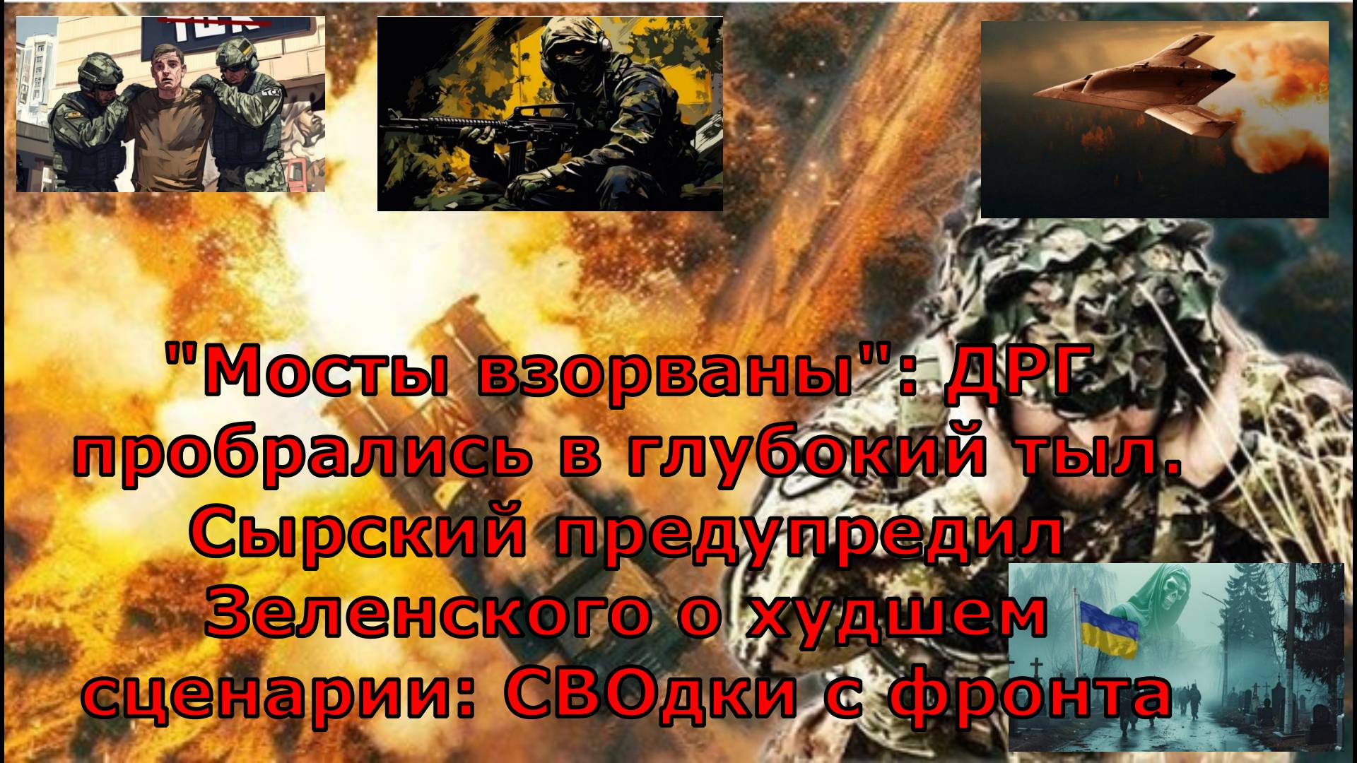 "Мосты взорваны": ДРГ пробрались в глубокий тыл. Сырский предупредил Зеленского о худшем сценарии: