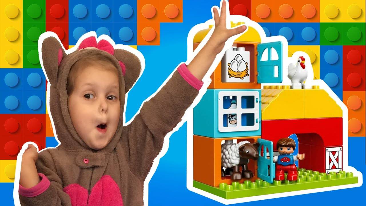 LEGO Duplo Моя первая ферма Обезьянка играет в Лего Дупло