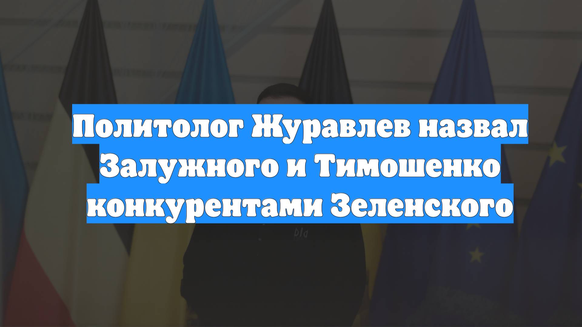 Политолог Журавлев назвал Залужного и Тимошенко конкурентами Зеленского