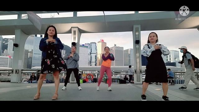 Kiss me Kiss me in the morning cover zumba ladies of Hong Kong