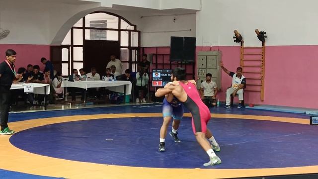 F/S 79KG Q/F Deepak HAR VS Sagar Jaglan HAR U-23 Asian Championship selection trial 2023. Bahalghar