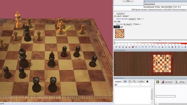 E14 Queen's Indian: Classical (ELO rated 3140)