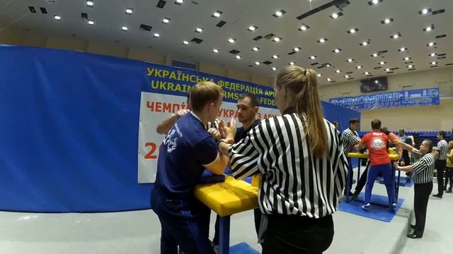 ЧУ по армрестлингу 2016 -  Рябуха Андрей №1