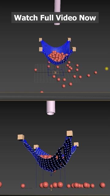 cloth tear by overweight | Particle system | without using tyflow | 3ds max 2024 physics simulation