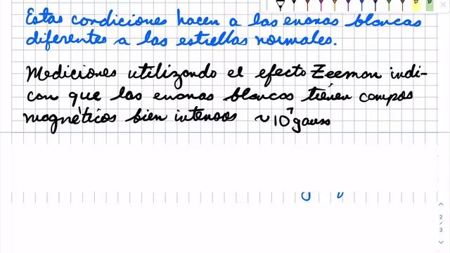 V9 Propiedades de las Enanas Blancas (2 de 2)