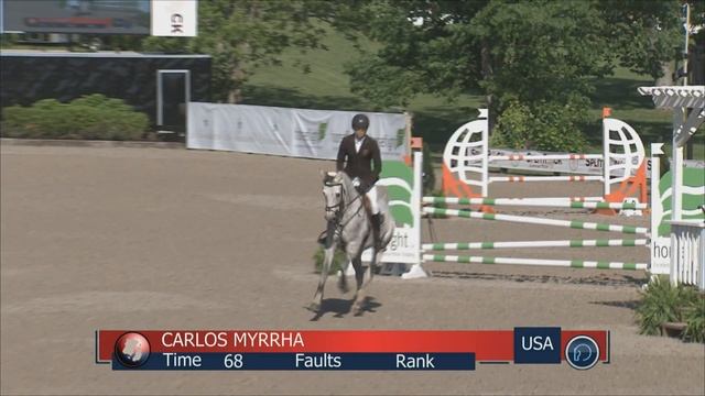 Class 9 Carlos Myrrha riding Lovergon