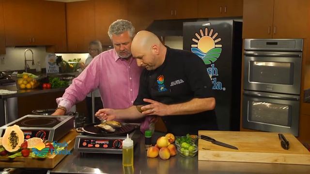 Cobia And Florida Peach Salsa