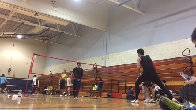 Badminton Tournament B League Match Game 3