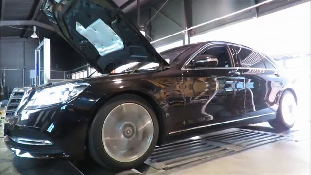 2018 Mercedes - W222 S400d 4Matic Mar's ECU Tune Dyno Test 379WHP