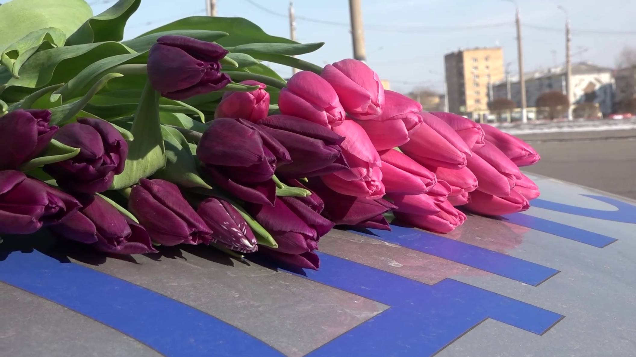 КРАСНОЯРСКИЕ ГОСАВТОИНСПЕКТОРЫ ПОЗДРАВИЛИ АВТОЛЕДИ