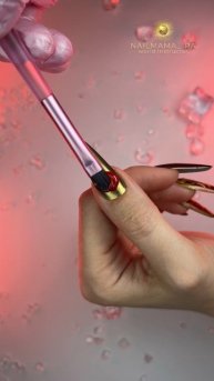 МК в стиле Хохлома❤️💅🏽#shorts #ногти #маникюр #верхниеформы