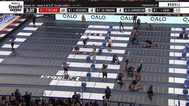 2021 CrossFit Games - Event 14 - Men - Medeiros vs Vellner race finish