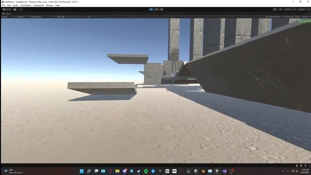 Bhopping, rocket jumping, surfing, and grapple hook in Unity