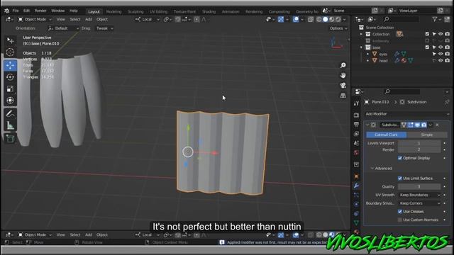 Quicky on 3D anime hair modeling in blender of agony