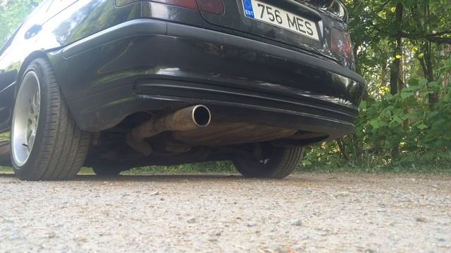 BMW 323i E46 Rear muffler delete