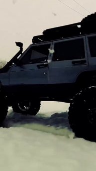 Winter Road RC Jeep Cherokee XJ #hobbywingfusion #rccrawler