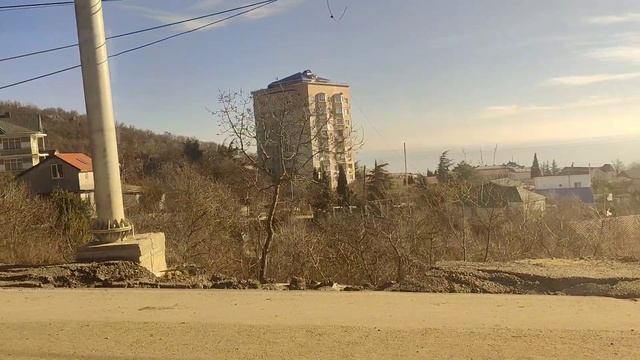 Троллейбус Ялта-Алушта и красоты за окном.mp4