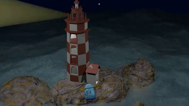 Lighthouse (Blender Ocean Modifier Example)