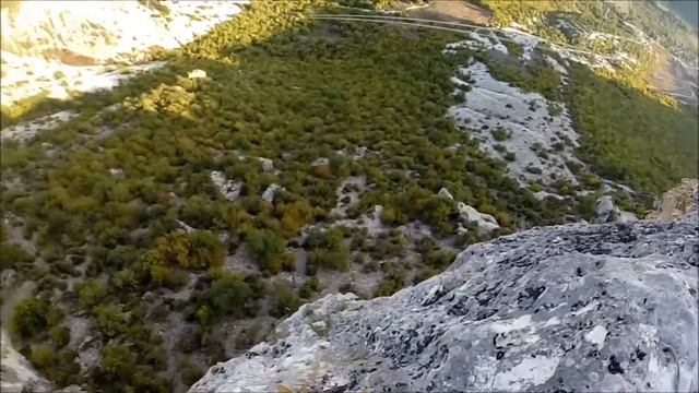 Вирста Галина Роупджампинг в Крыму с командой Скайлайн