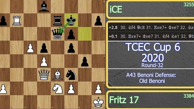 Fritz 17 Attacking Aggressively | Fritz 17 vs iCE | TCEC Cup 6 2020