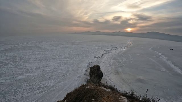 Зимнее путешествие на остров Скребцова (Коврижка).