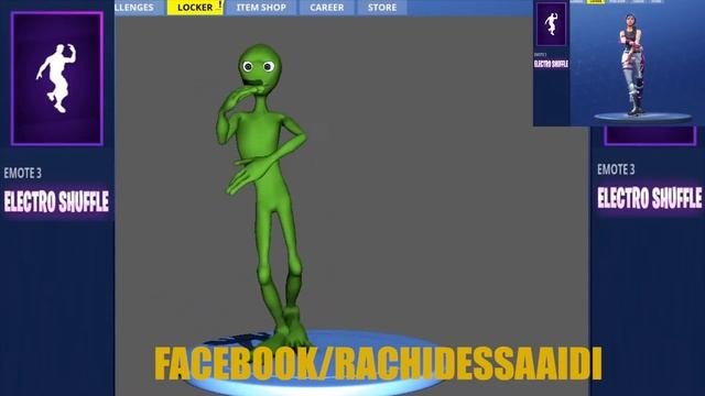 fortnite Electro shuffle dance Vs FunAlien