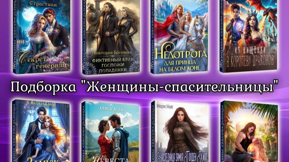 Подборка книг к 8 марта - Женщины-спасительницы