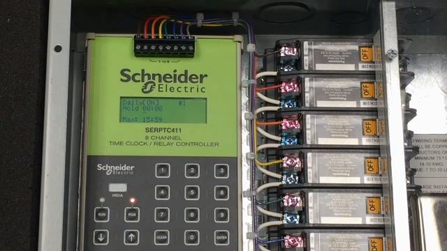 Programming an 8 Channel Relay Panel Time Clock Controller | Schneider Electric Support