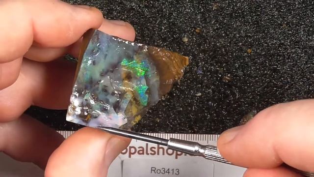 Ro3413 - Boulder Opal single from Queensland Australia