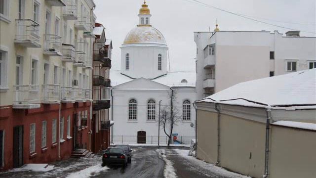 Полоцк первый снег2013