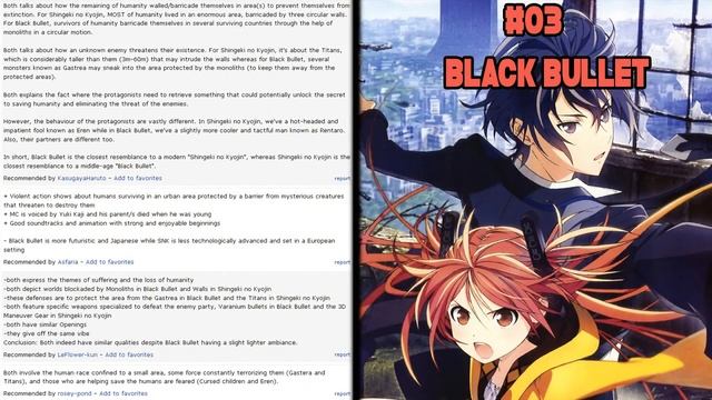 Top 5 Animes Similar to Shingeki no Kyojin