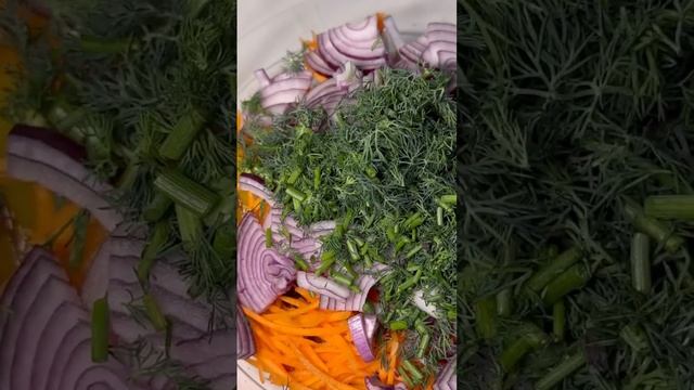 Очень вкусный САЛАТ из БОЛГАРСКОГО перца! С супер заправкой!#салат #салатрецепт