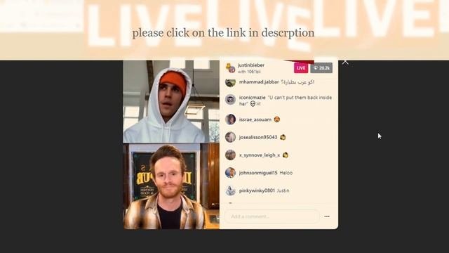 Justin Bieber Live Instagram Talking To Radio Hosts 24 4 20